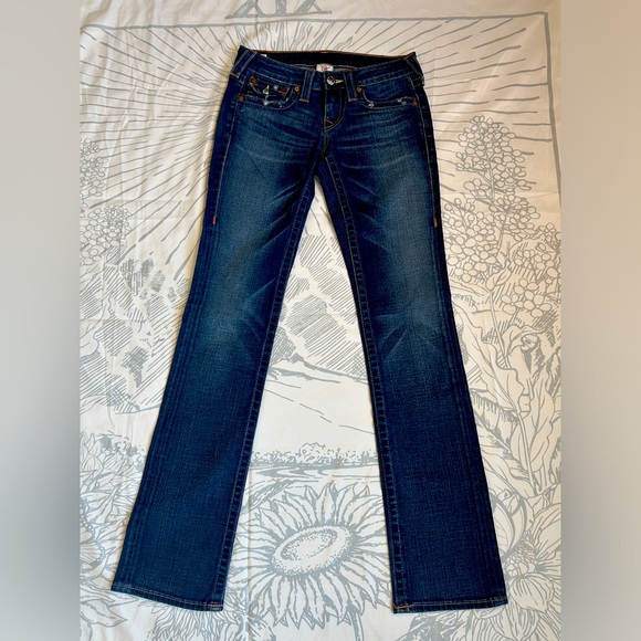 True Religion Billy Jeans W27 White Tag w/ Red Stitching - Picture 1 of 7